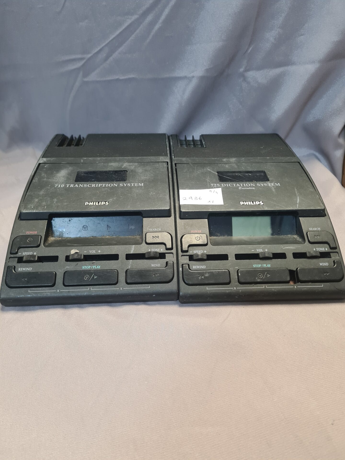 240 Two Phillips Dictation System 710 And 725