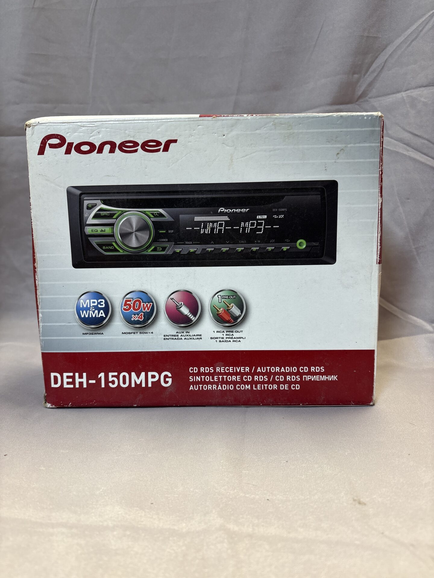 208 Pioneer DEH-150MPG CD RDS Receiver car stereo