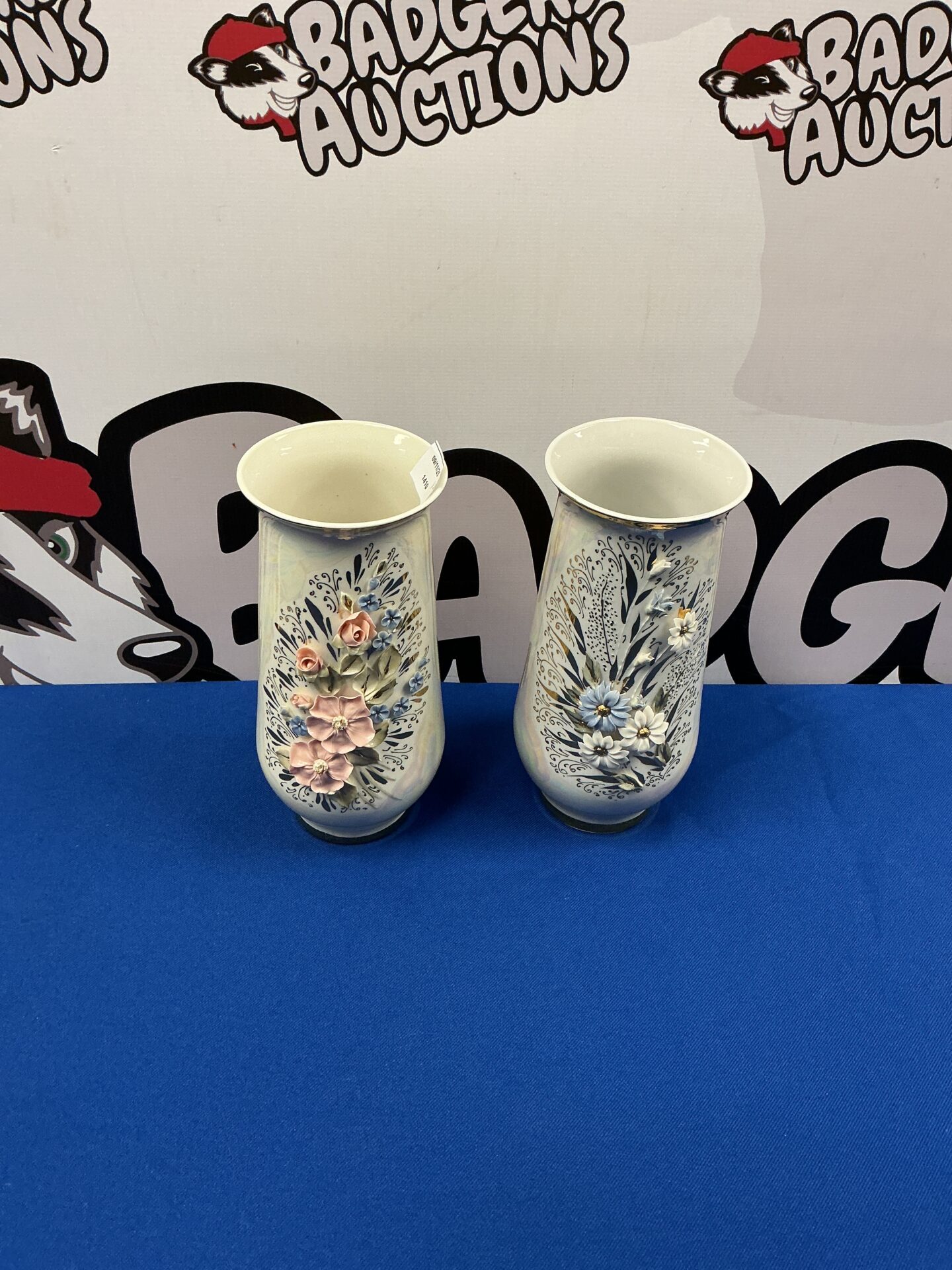 297 Two Decorative Porcelain Vases
