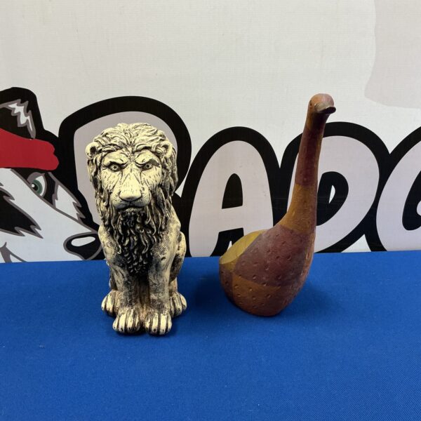 Detailed resin lion statue, part of the giftforum collection.