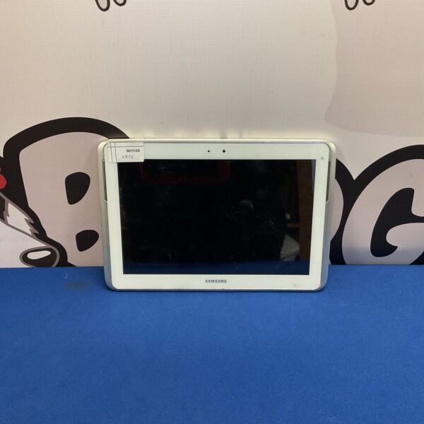 Samsung GT-N8010 tablet showing the screen.