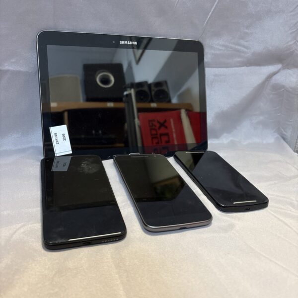 Samsung tablet and Motorola phones lot for sale.
