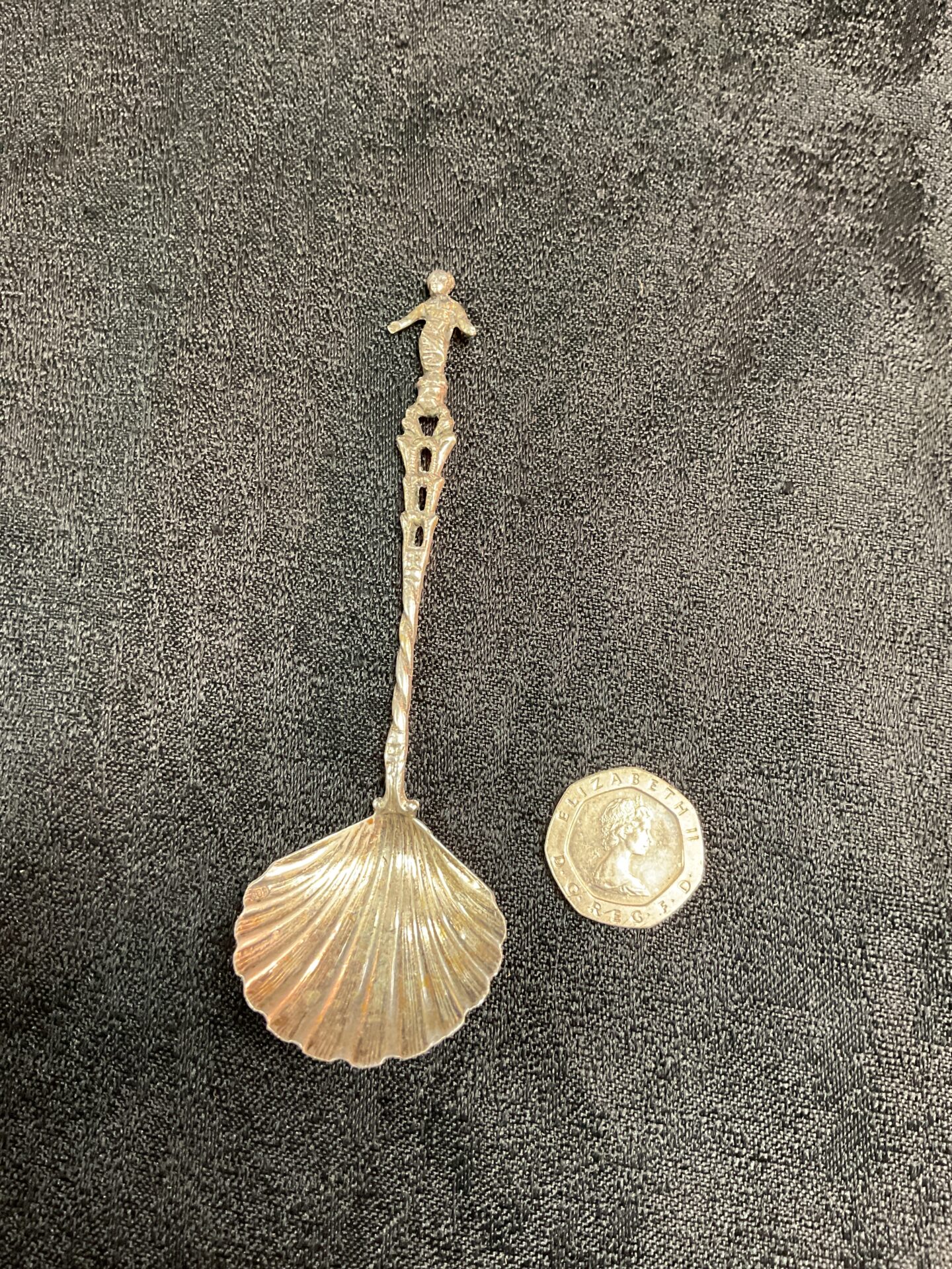 1003 800 Silver Shell Preserve Spoon 10g
