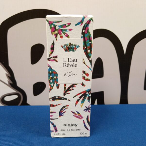 Sisley L'Eau Rêvée Eau de Toilette vintage perfume bottle with floral design.