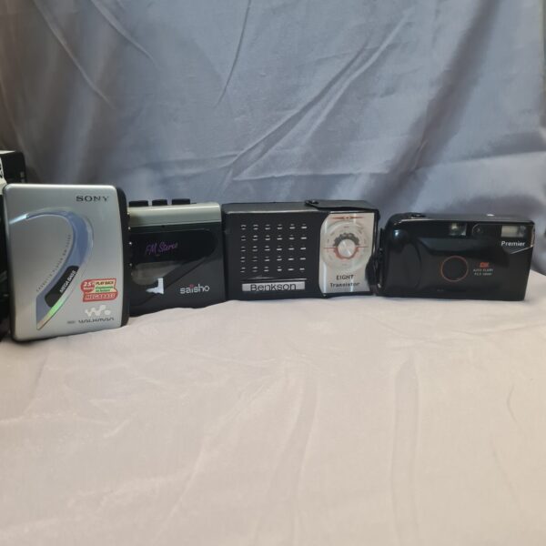 Vintage Sony Walkman Saisho FM Stereo with Benkson and Premeier components.