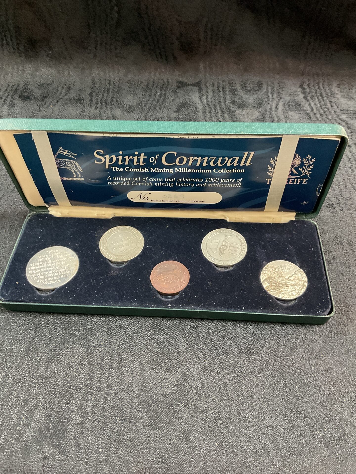 840 South Crofty Collection of Spirit of Cornwall Millenium collection of medals