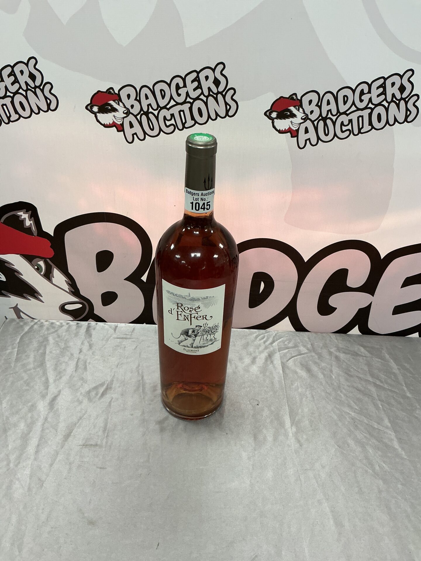 1045 Large bottle of St Mont Rose wine
