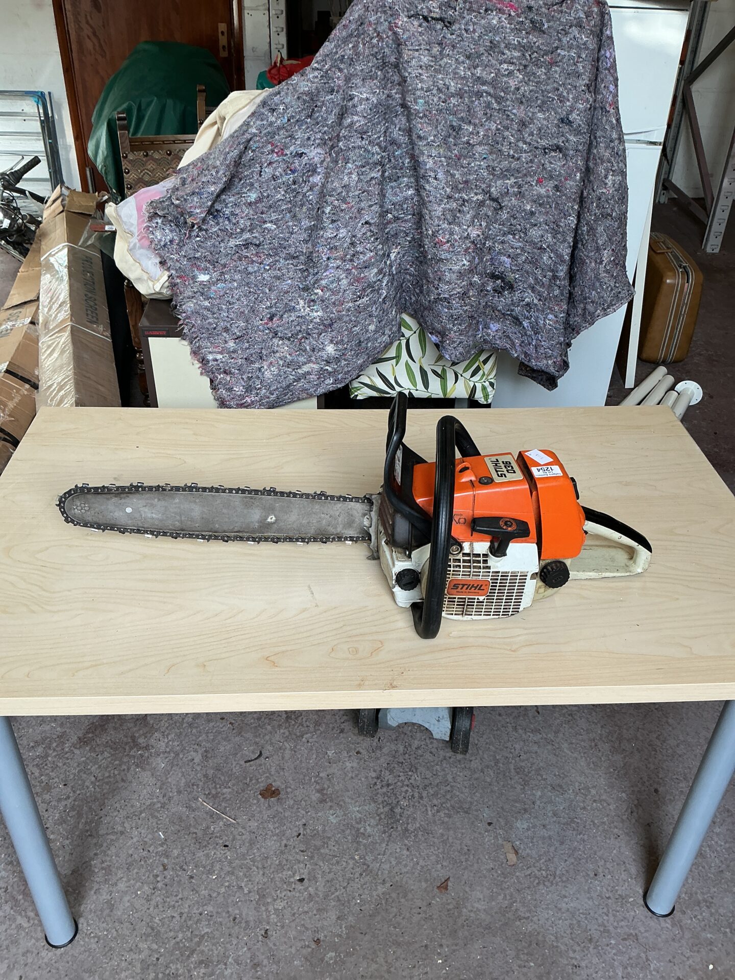 1254 Stihl 036 Chainsaw in working order