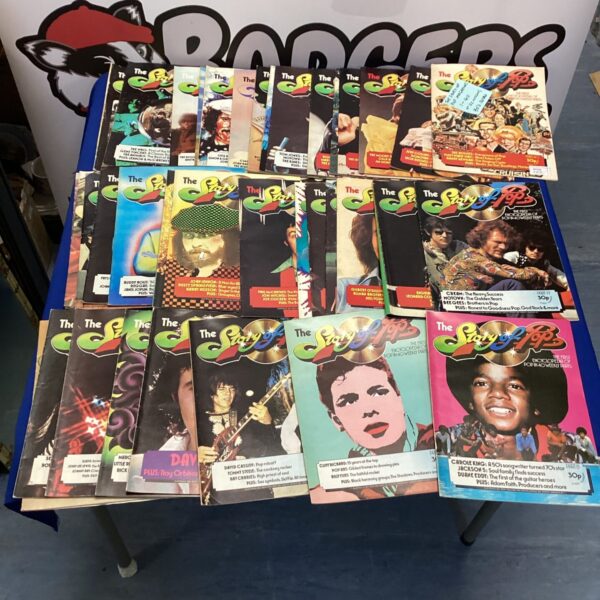 Vintage Story of Pop magazine collection from the 1980s.