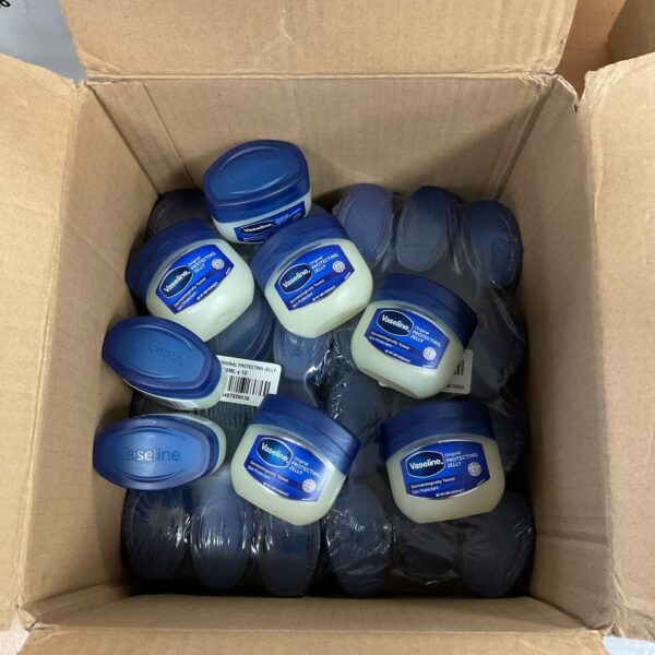 Bulk lot of Vaseline Original Protecting Jelly tubs, sealed and new.