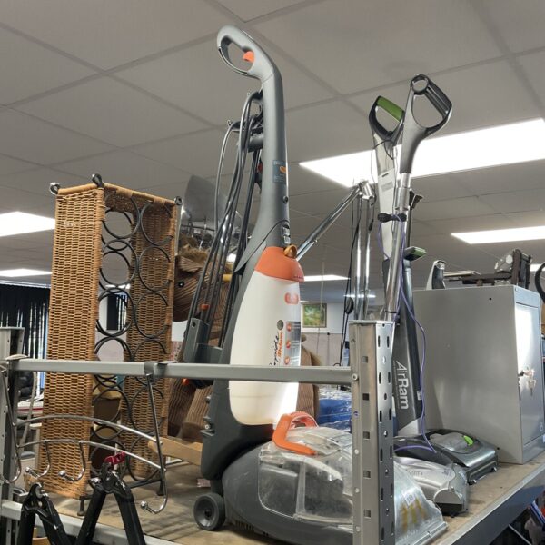 Used Vax Rapide Deluxe carpet cleaner for home cleaning.