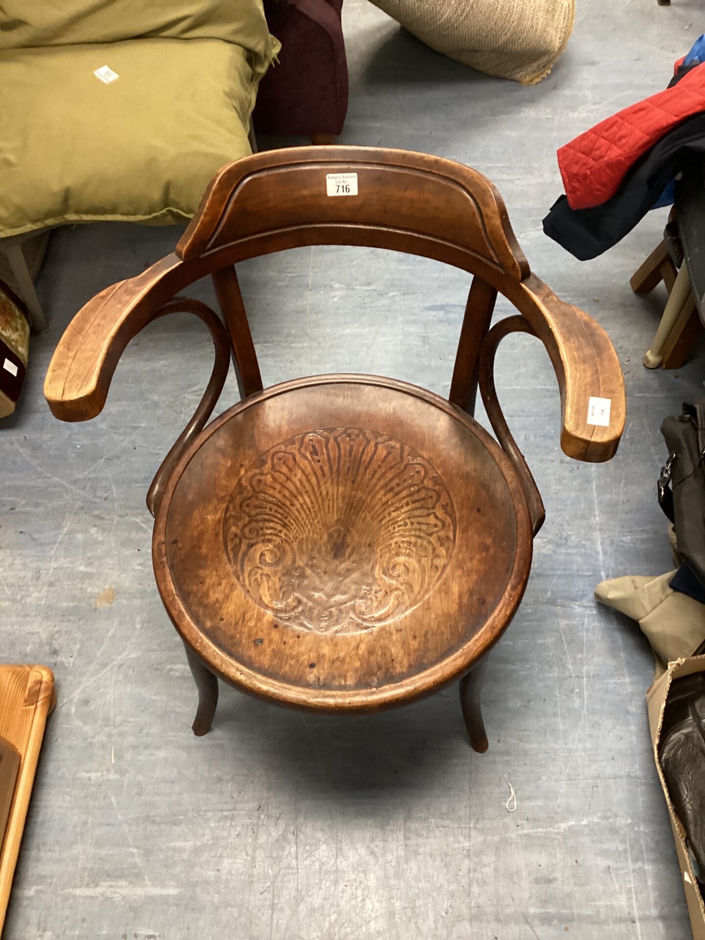 716 Intage thonet style bentwood chair