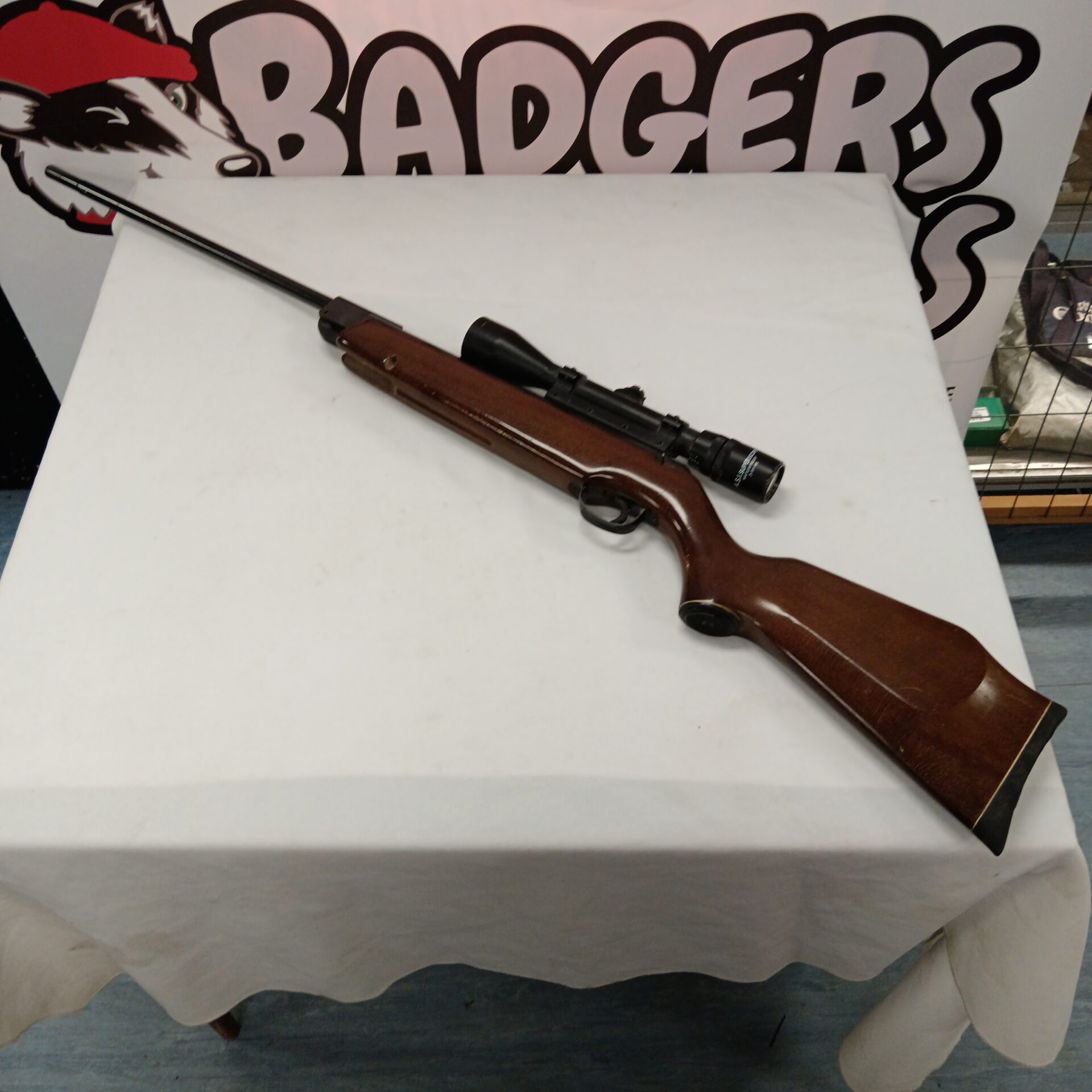 758 Webley & Scott air rifle with ASI superscope