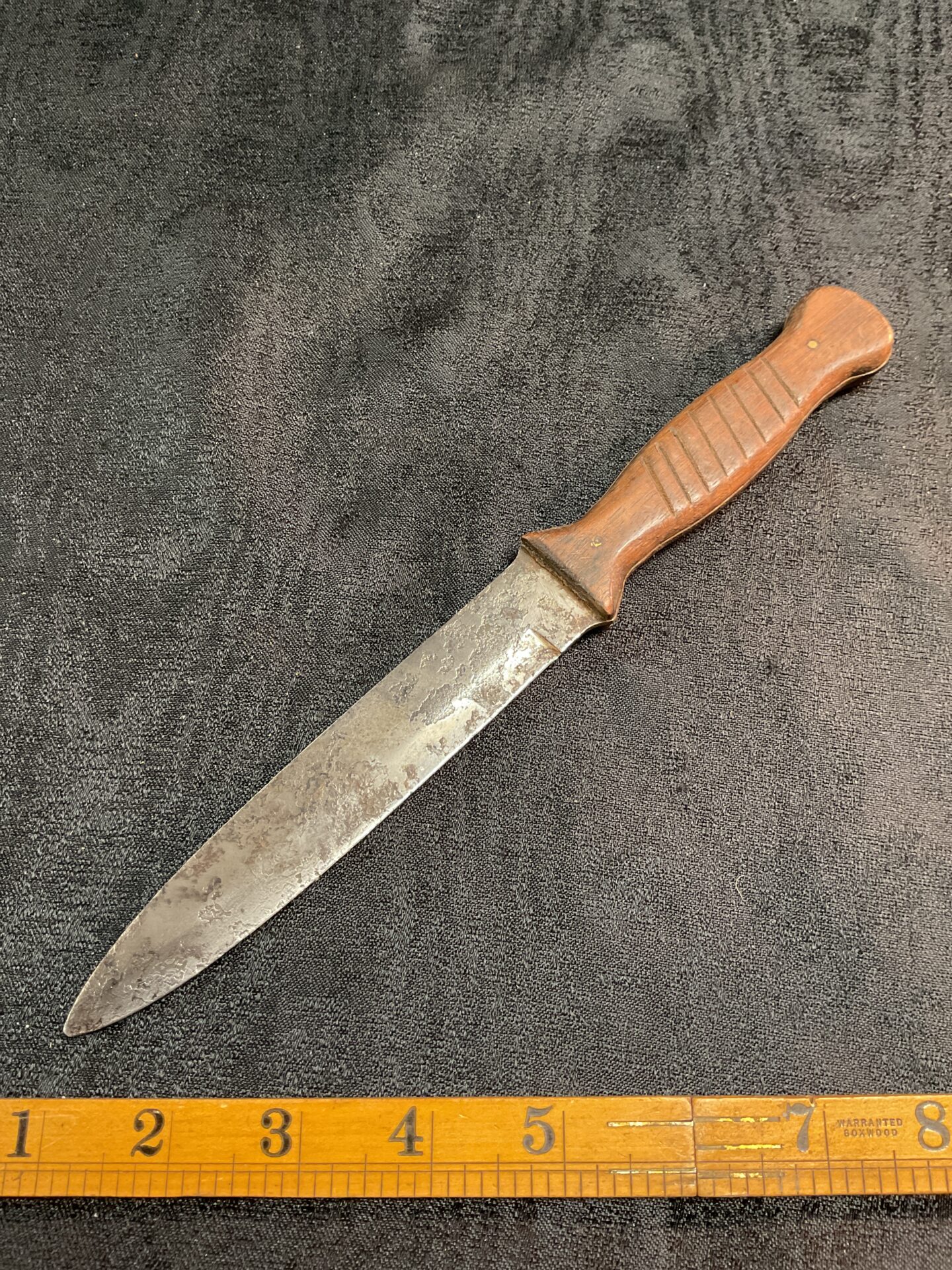 868 WW1 German Trench Fighting knife recovered from the somme