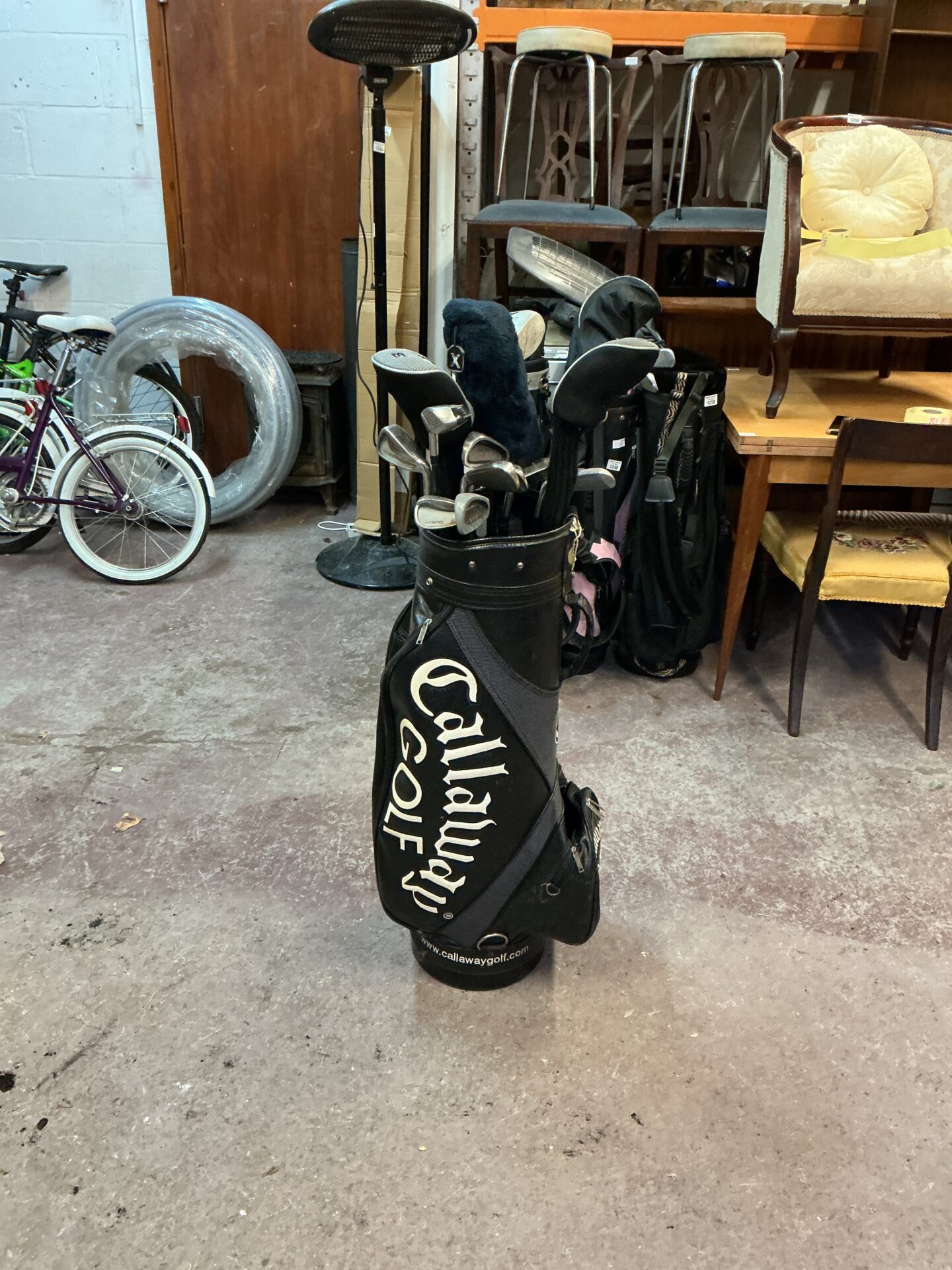 1251 Callaway Tour Bag with Texan Clubs etc