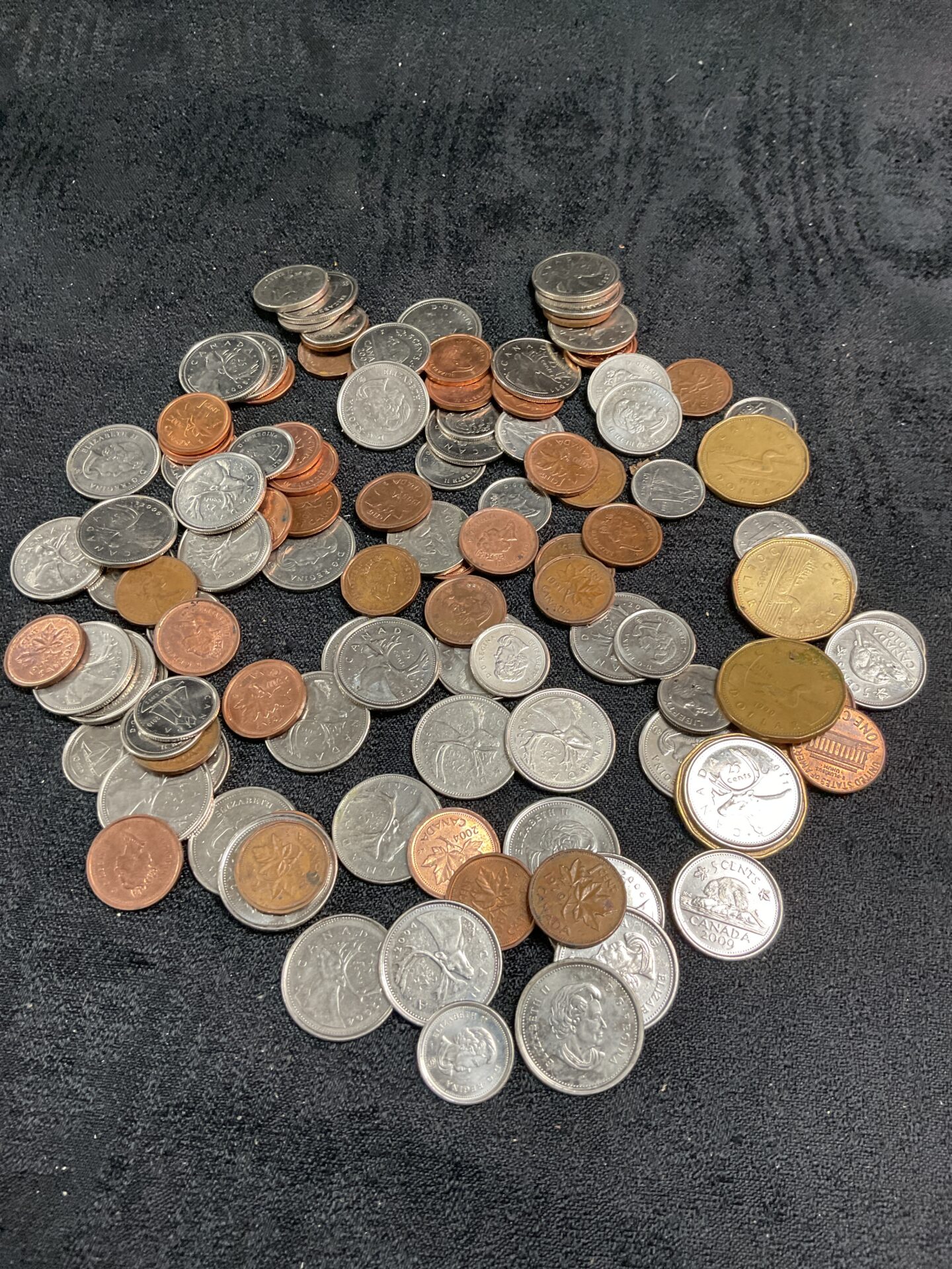894 Jar of Canadian Coins