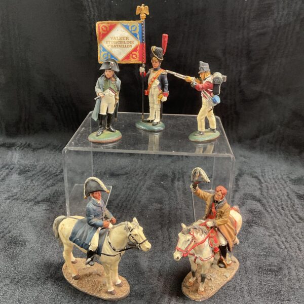 Del Prado Napoleonic figures set including Wellington and Napoleon.