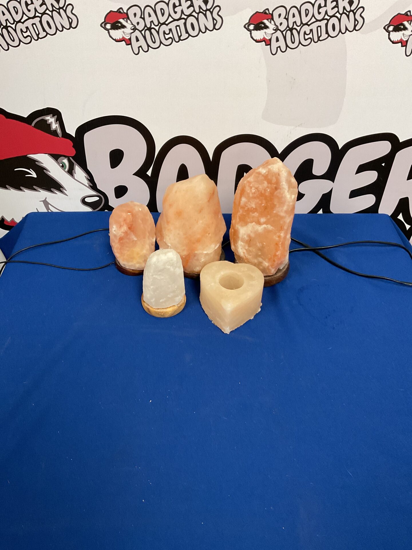 699 5 Himalayan rock salt lamps
