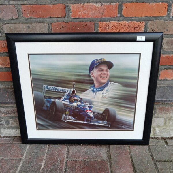 Jacques Villeneuve Rothmans Formula One print by S Coffield
