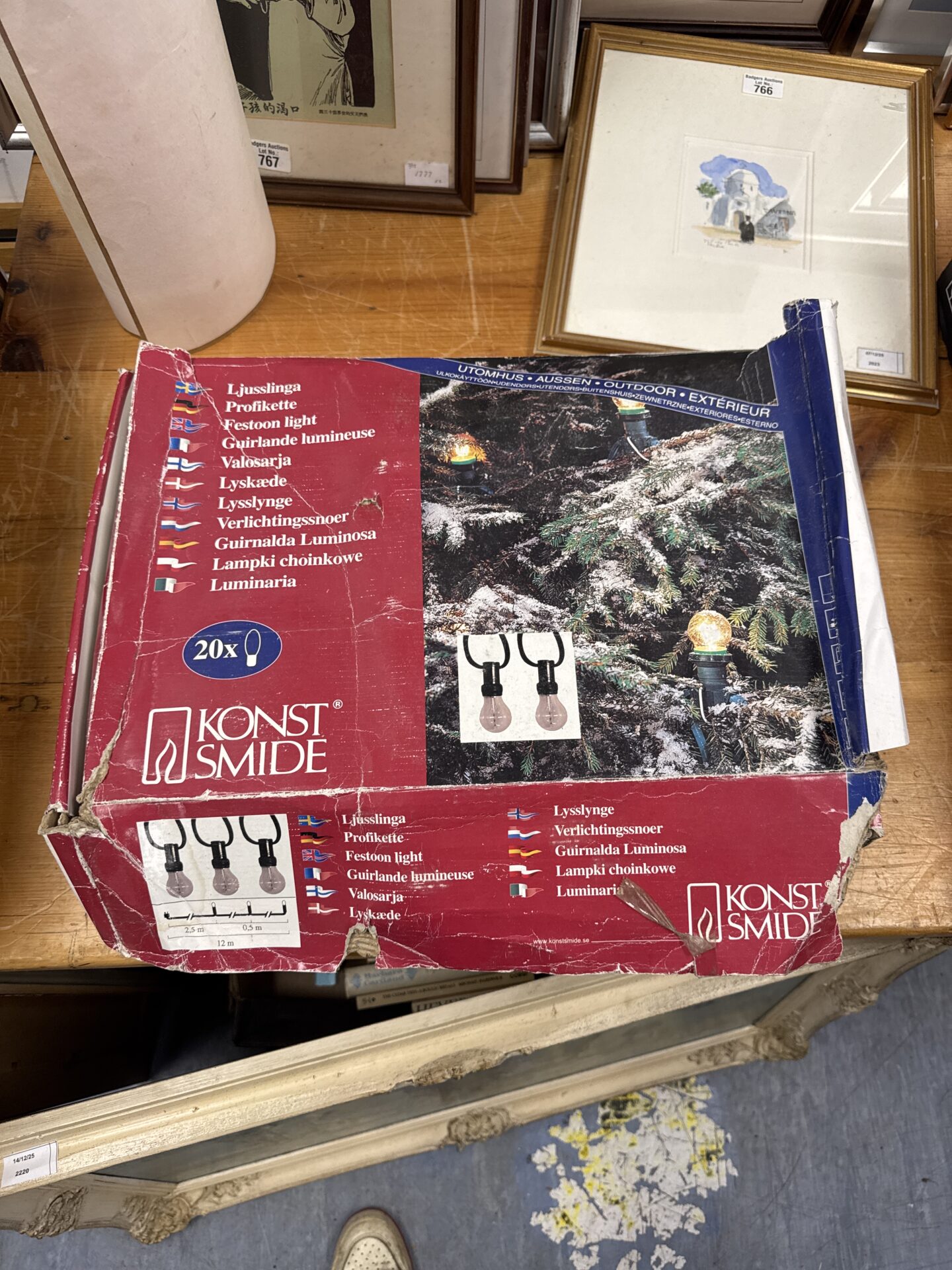 1014 Set of Konst Smide outdoor Christmas lights