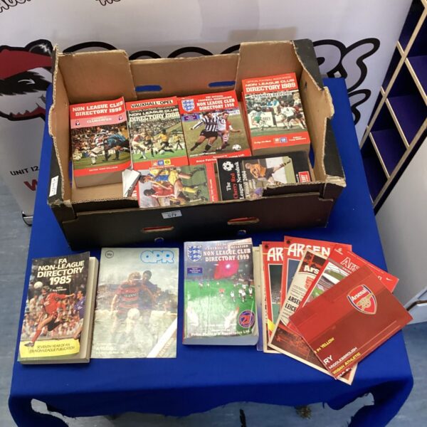 Vintage non league football directory books from the 1980s and 1990s.