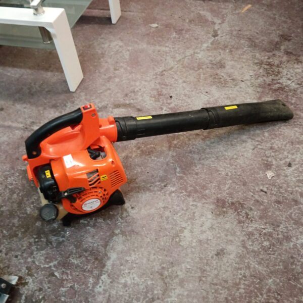 Used Parker petrol leaf blower for garden and outdoor maintenance.