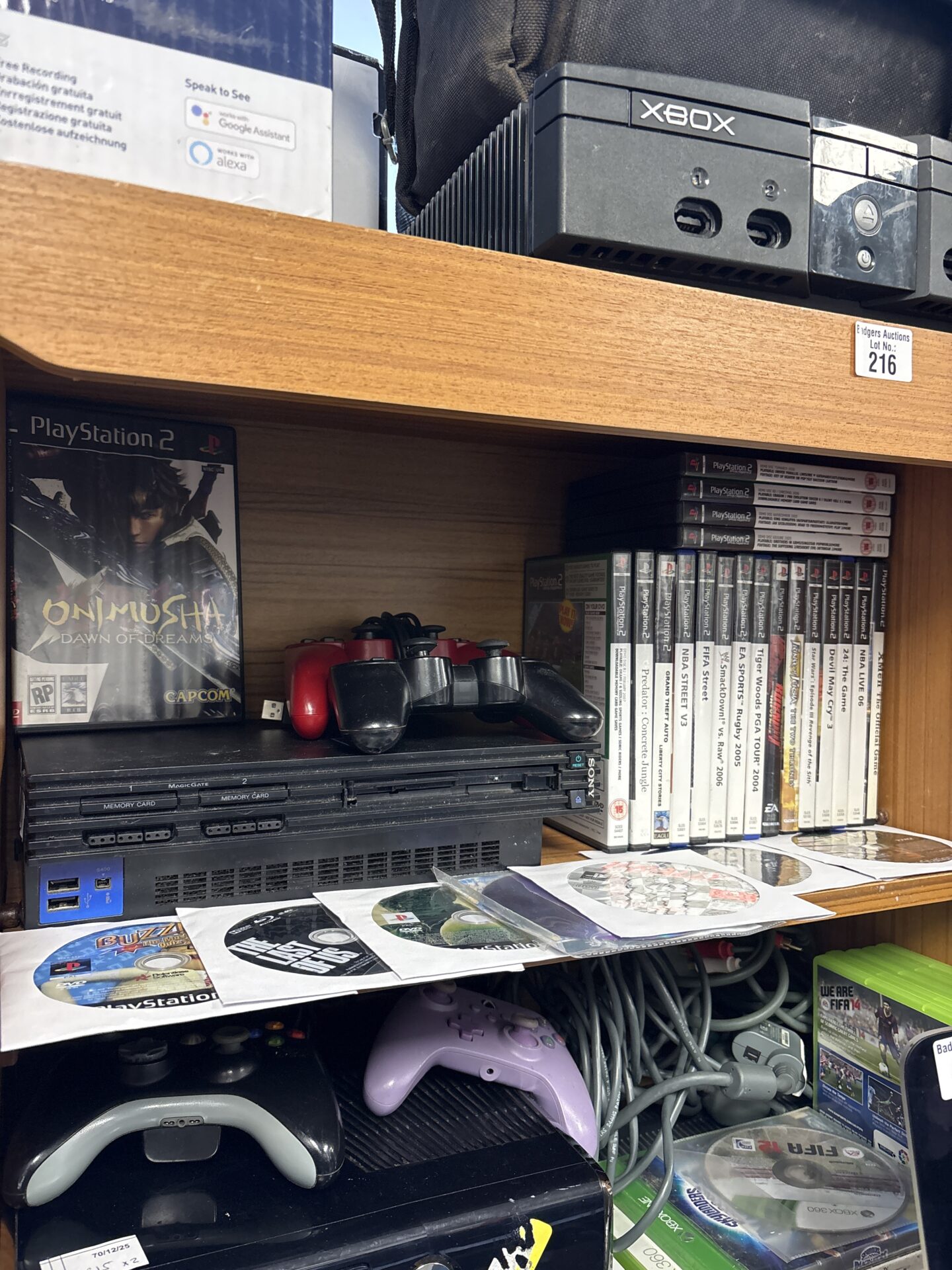 220 Sony PlayStation 2 Console With Games (Some Copies) And Controllers
