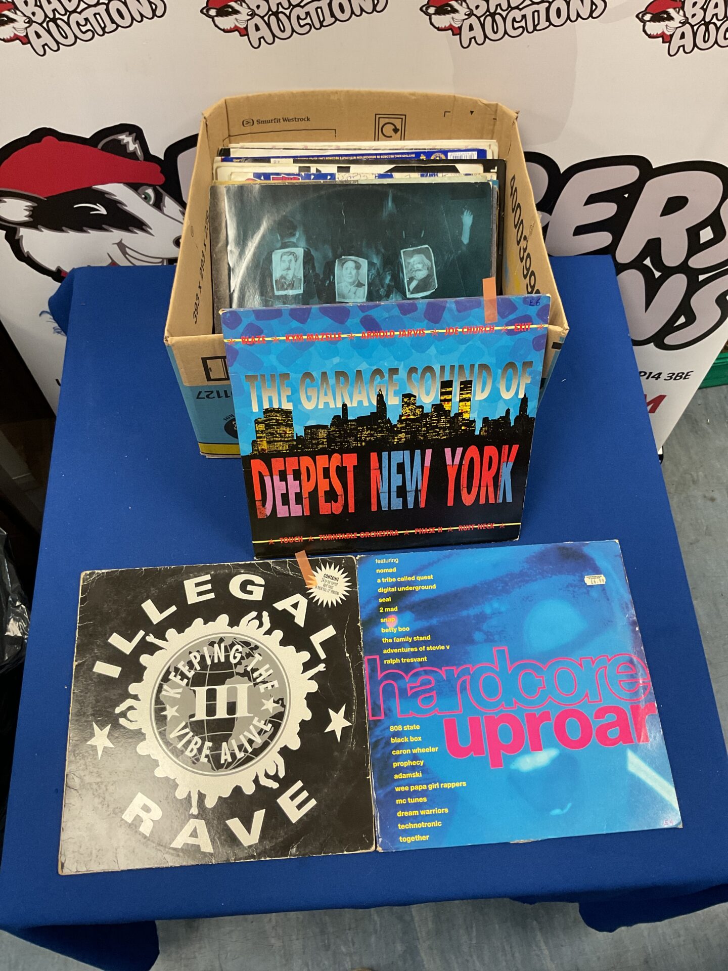166 A collection of rap, house dance lp’s + 12”