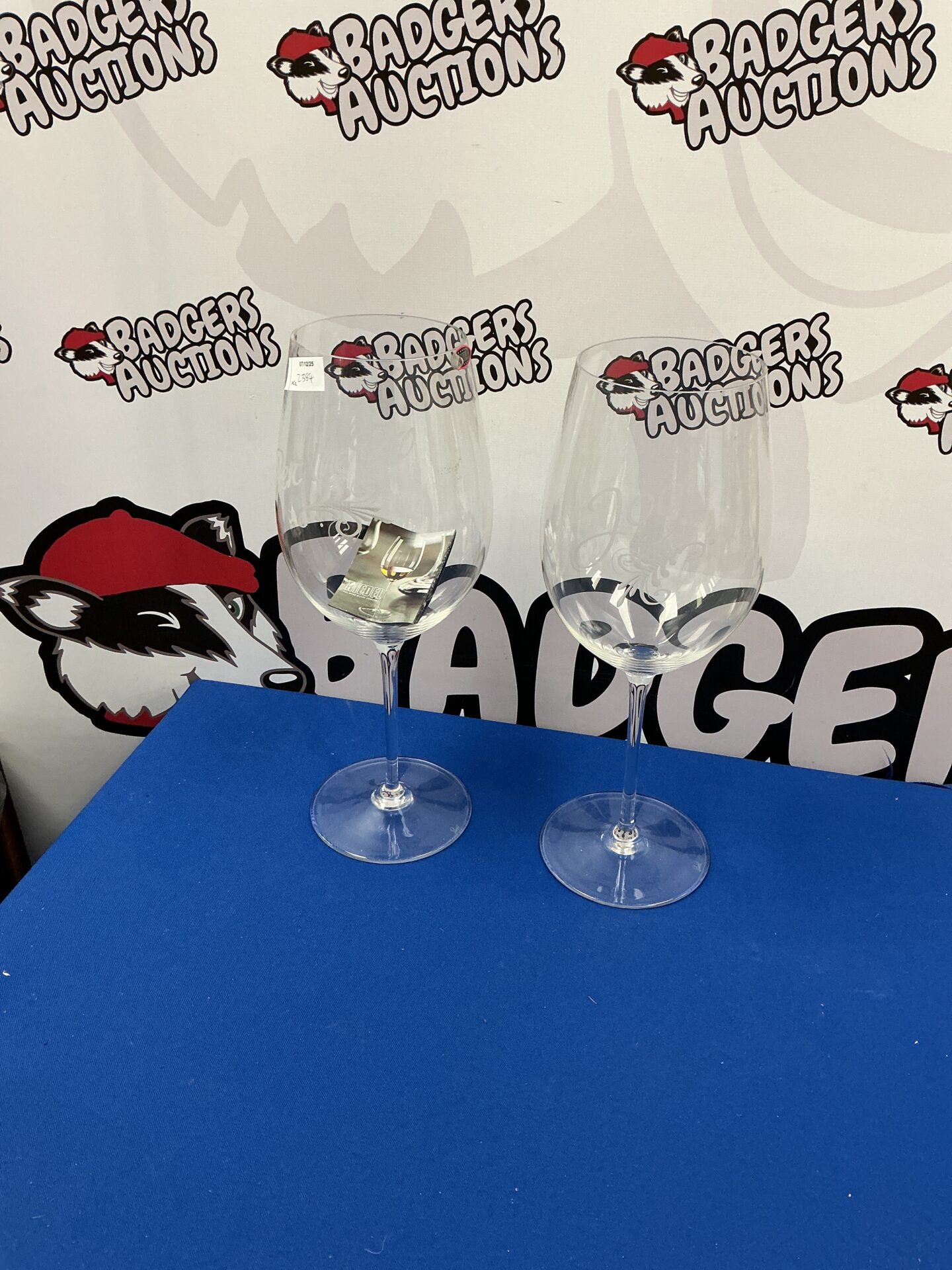 311 Two Tall Riedel Wine Glasses
