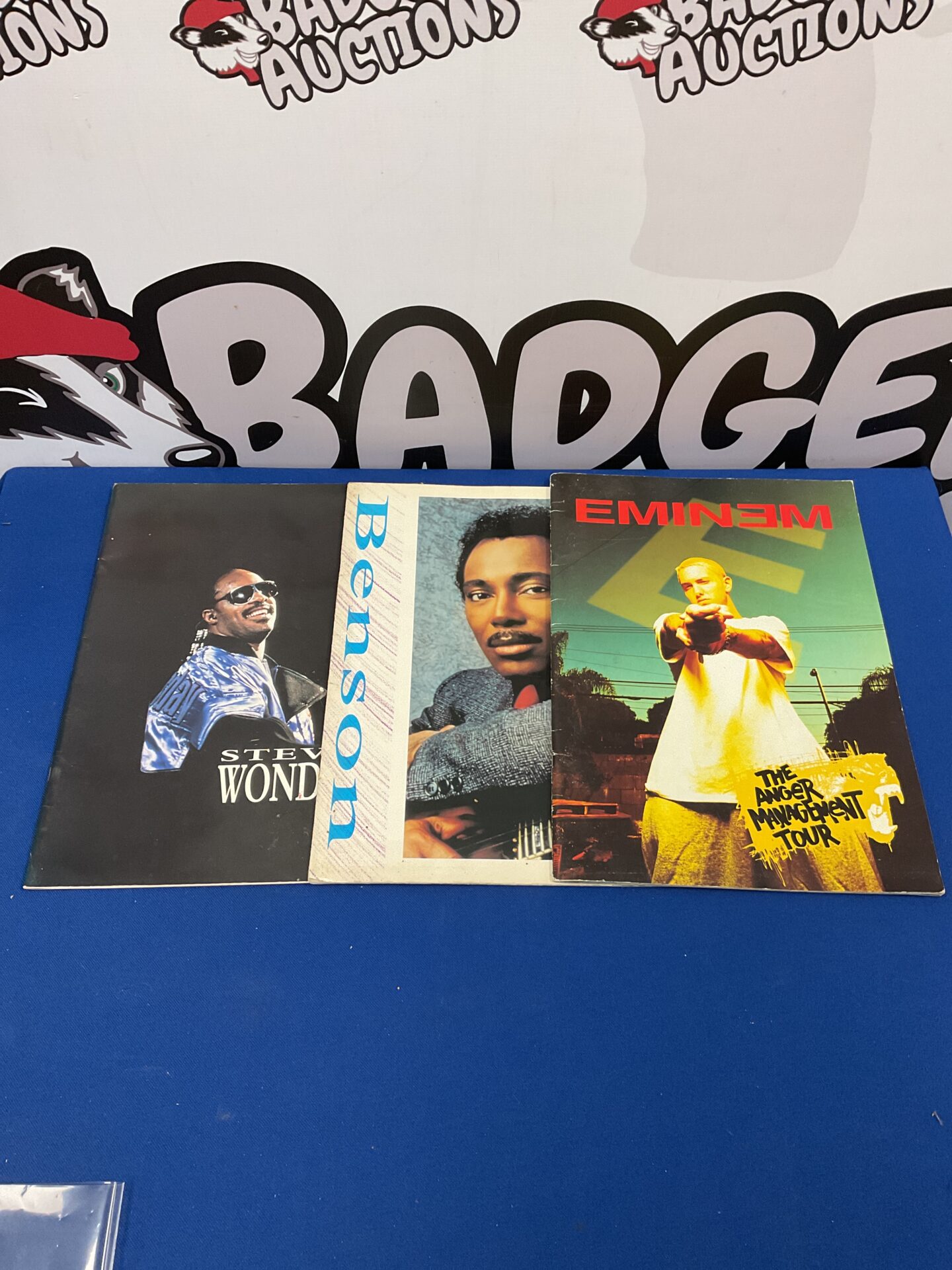 159 Stevie Wonder George Benson and Eminem concert tour programmes