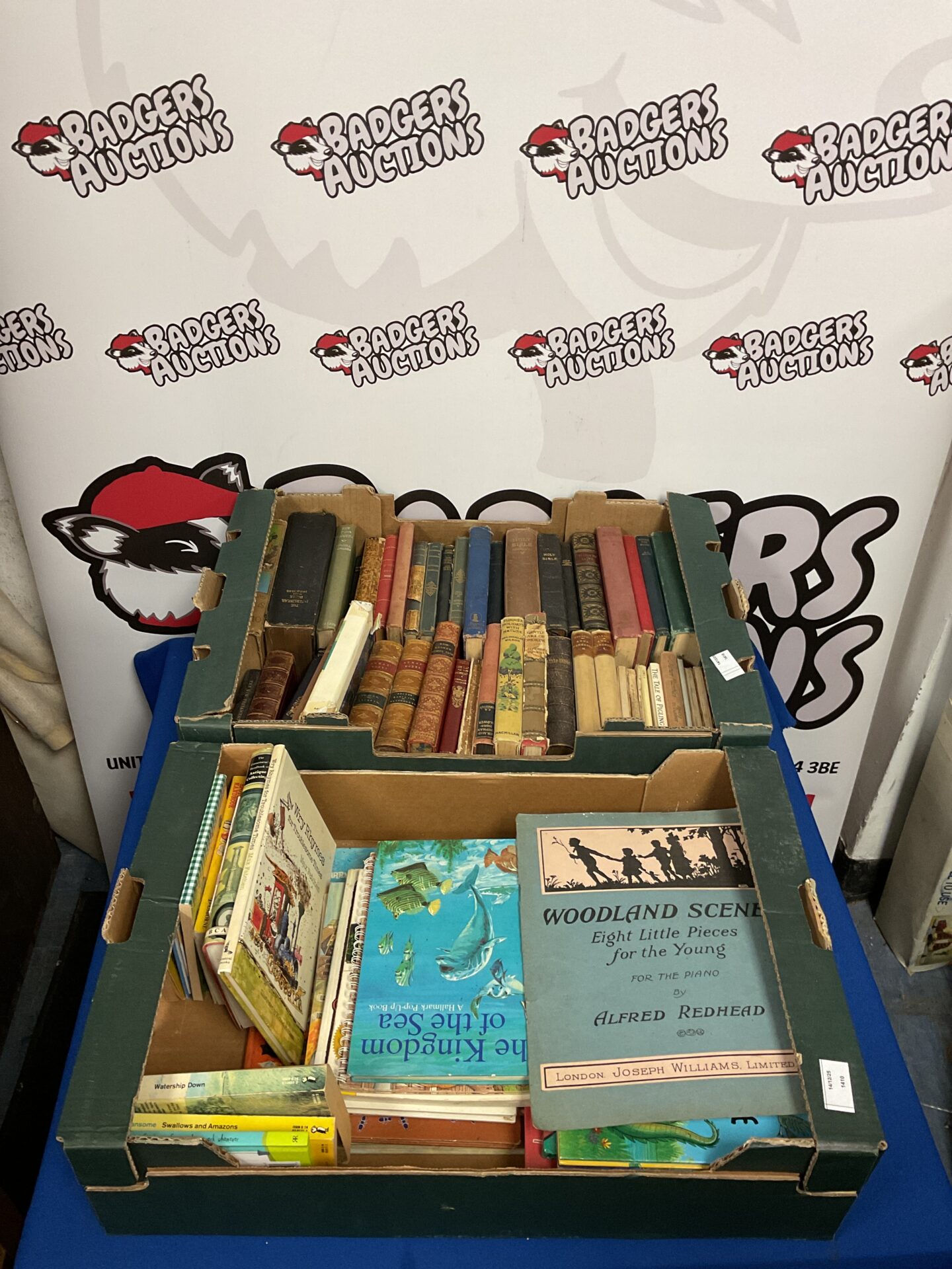 691 2 Boxes of mixed vintage books