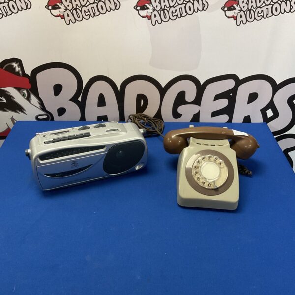 Vintage GPO radio cassette recorder, a classic portable radio.