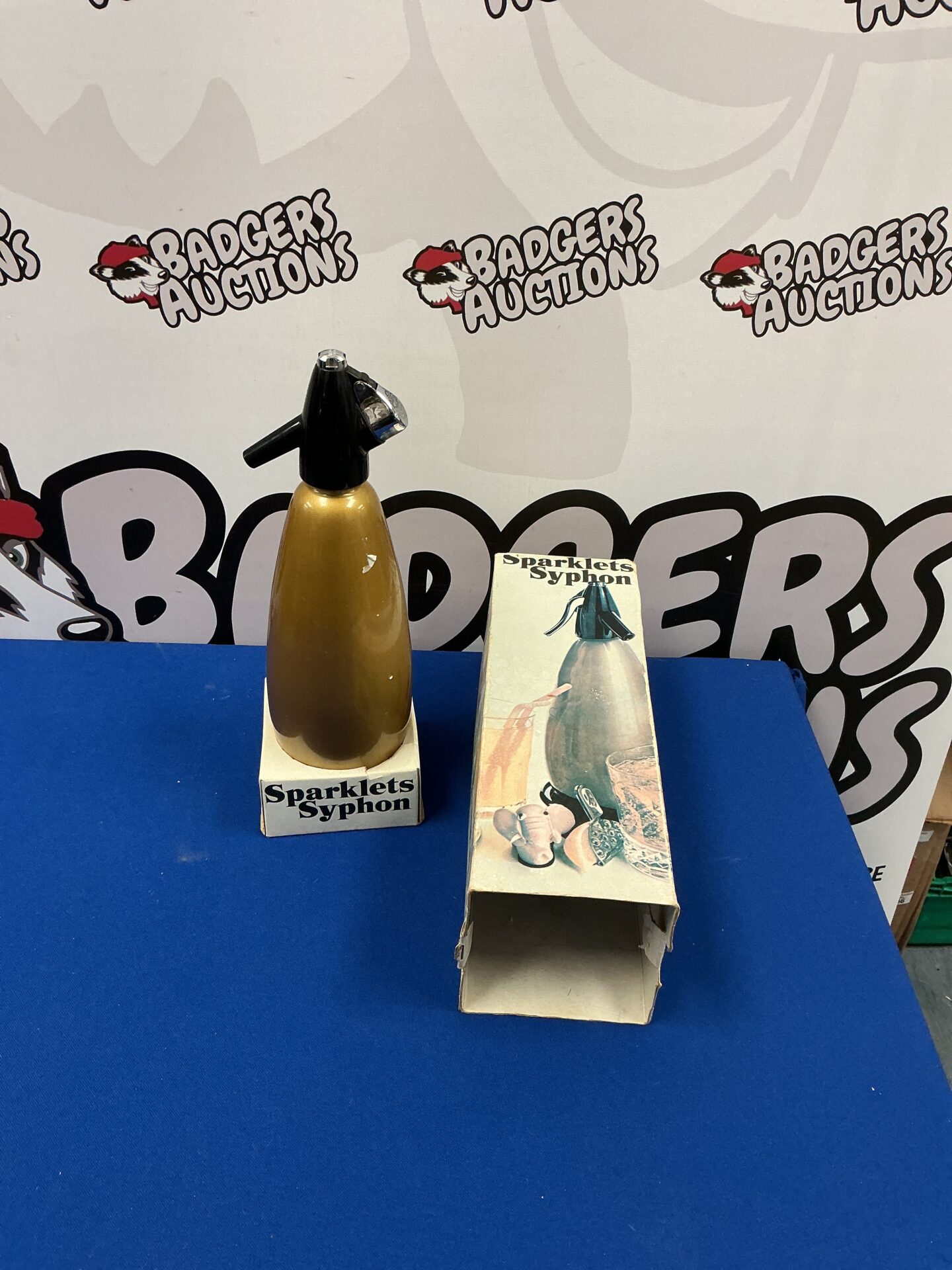 313 Vintage Sparklets Soda Syphon Boxed