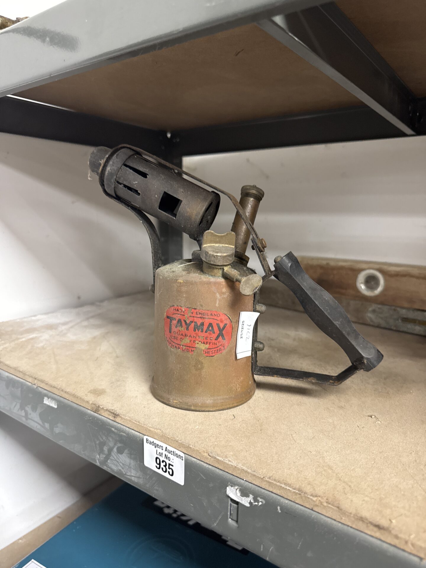 938 Vintage taymax blowtorch