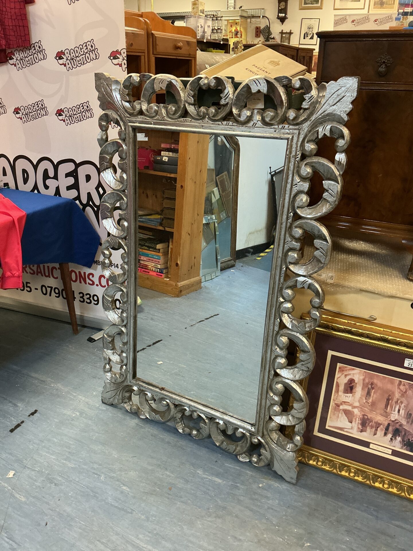 454 Decorative mirror 48” x 32”