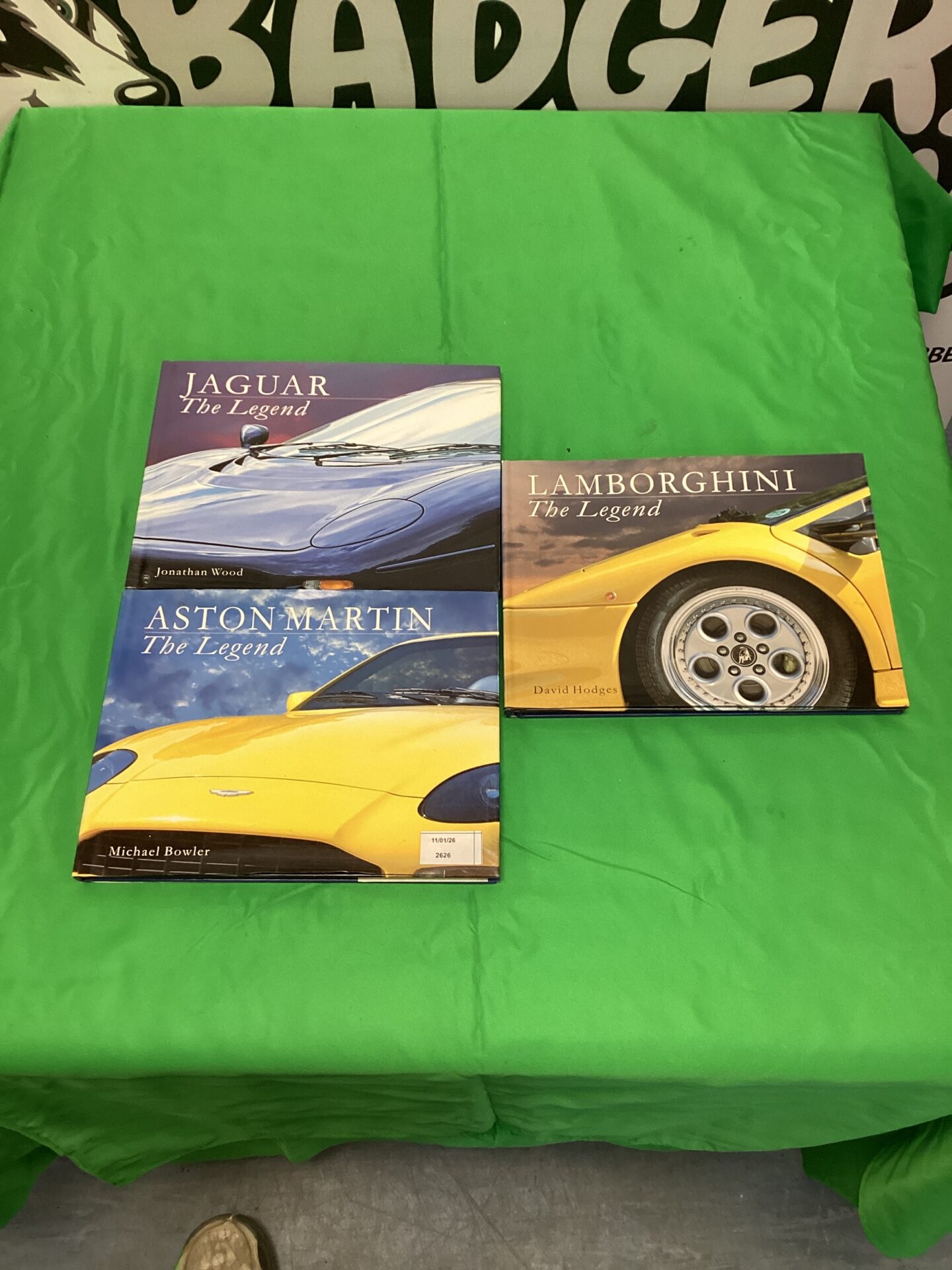 474 Three supercar books, including Aston Martin Jaguar and Lamborghini