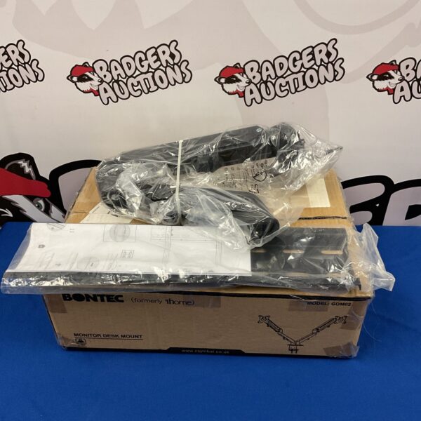 Bontec PC monitor desk mount in original packaging.