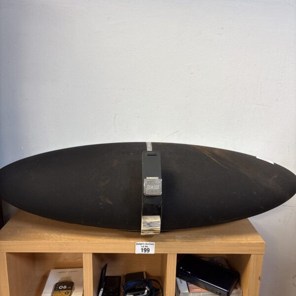 Bowers & Wilkins Zeppelin Air wireless speaker in a home setting.