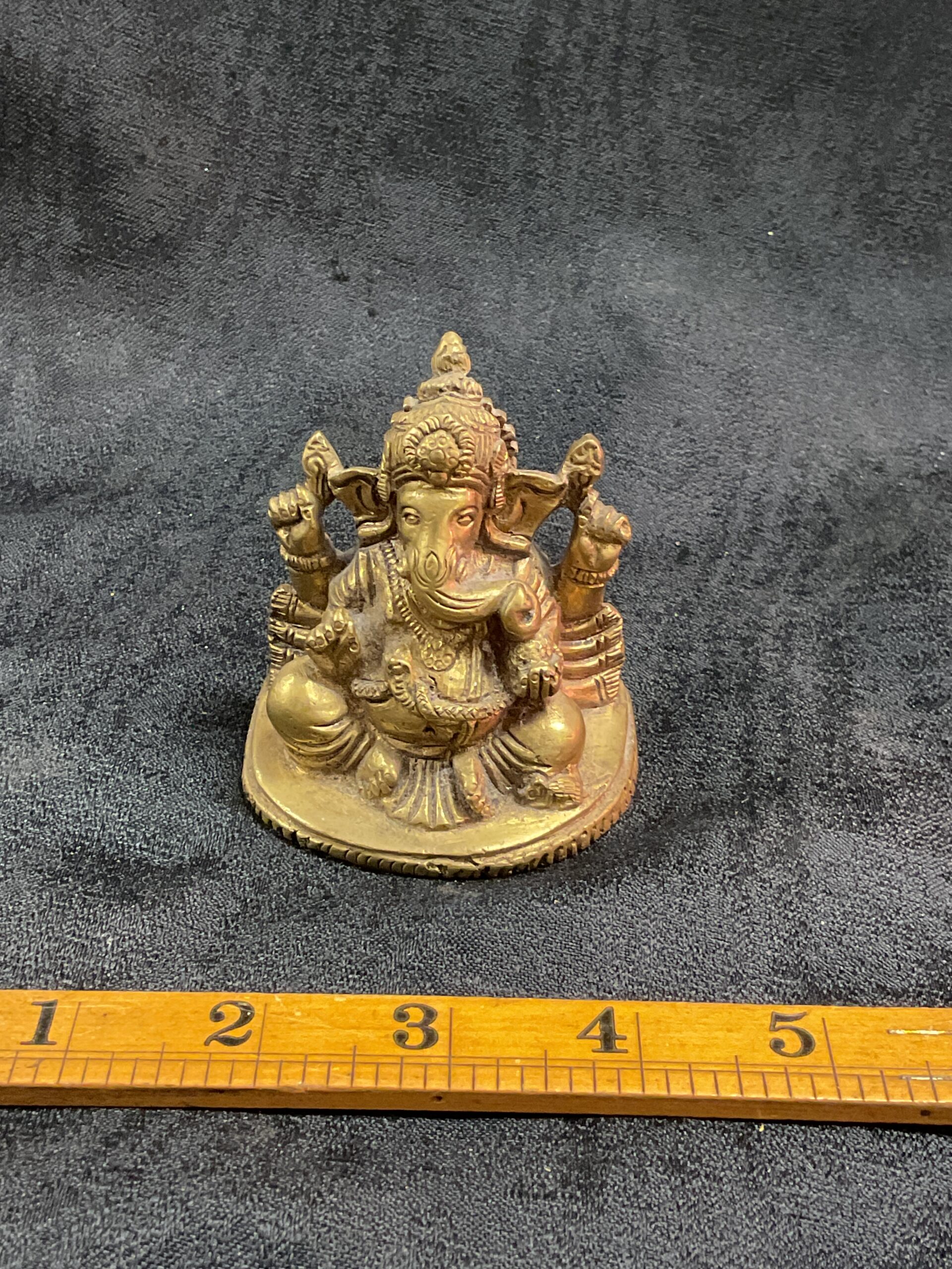 968 Brass hindu ganesha deity
