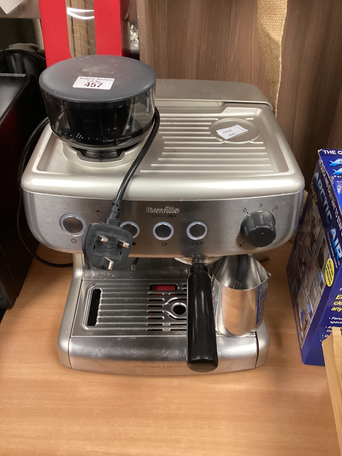 457 Breville barista coffee machine