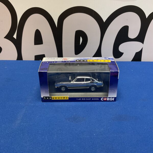 Detailed Corgi Vanguard diecast model car, classic vehicle collectible.