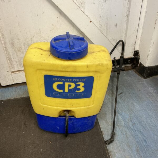 Vintage CP Cooper CP3 sprayer for garden and agricultural use.