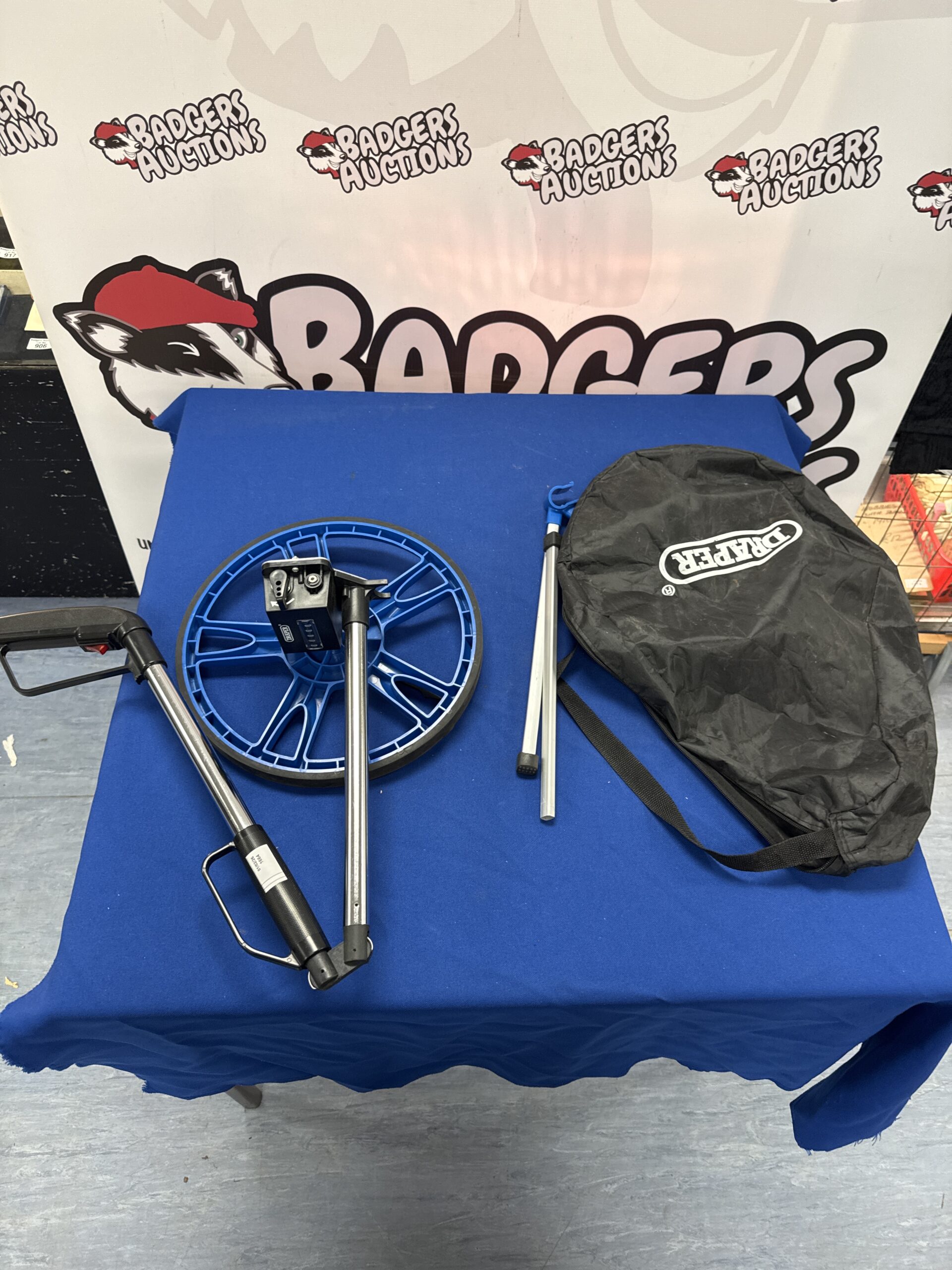 1020 Draper surveyors measuring wheel with carry bag