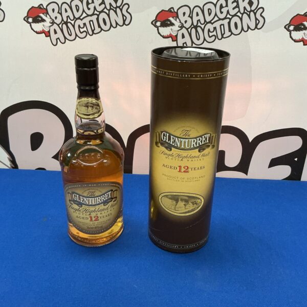 Glenturret 12 Year Old Single Malt Scotch Whisky bottle for sale.