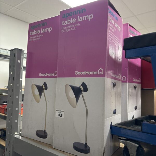Good Home Apennin table lamp, modern adjustable desk lighting.