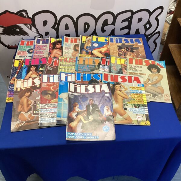 Collection of vintage fiesta magazines