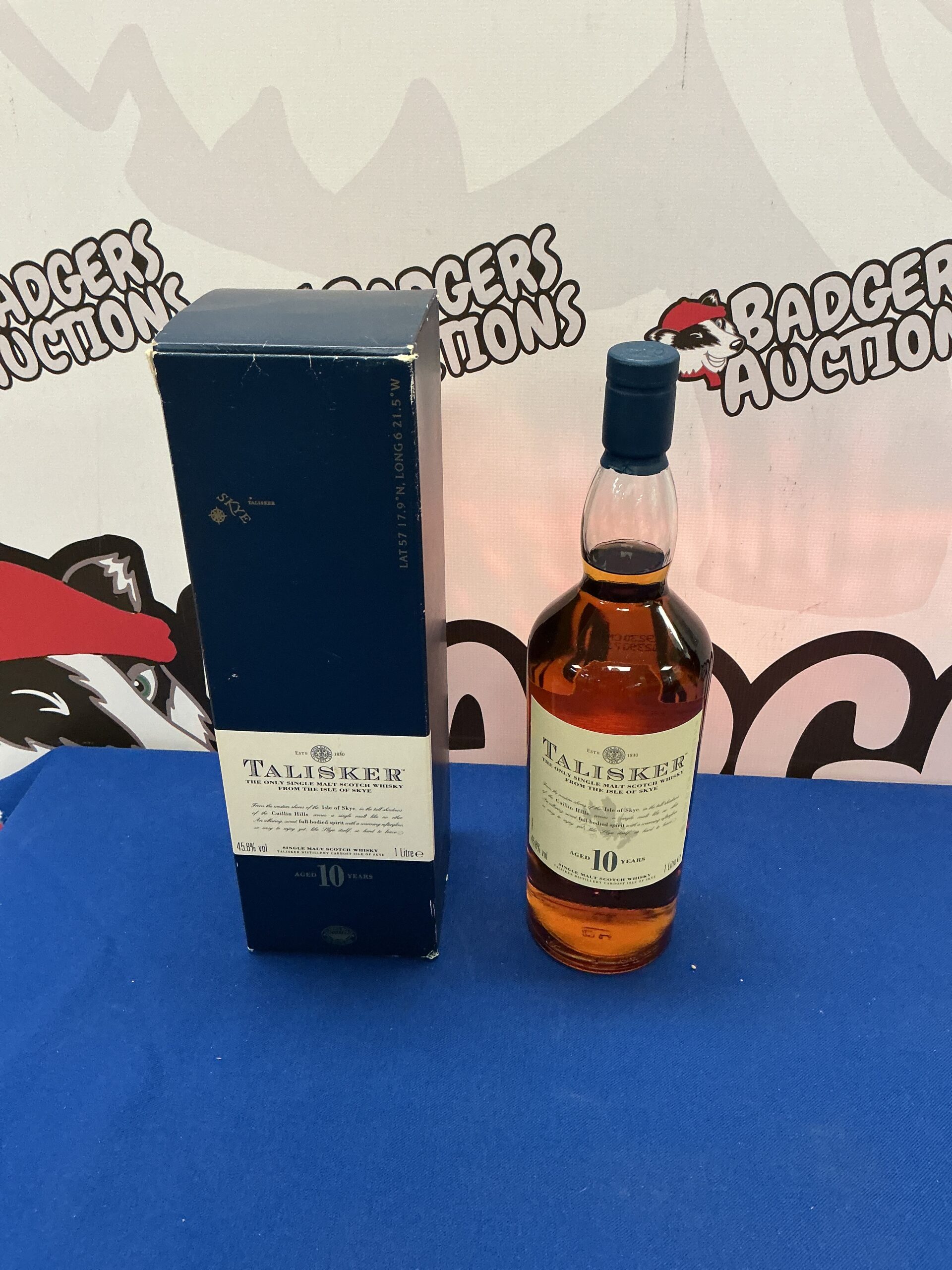 991 Bottle of Talisker 10 year old Isle of Skye Single Malt
