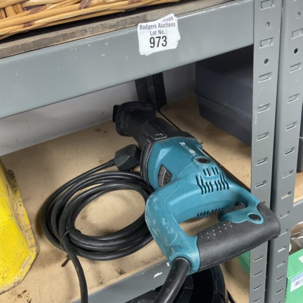 Used Makita JR3050T reciprocating saw for demolition and construction.