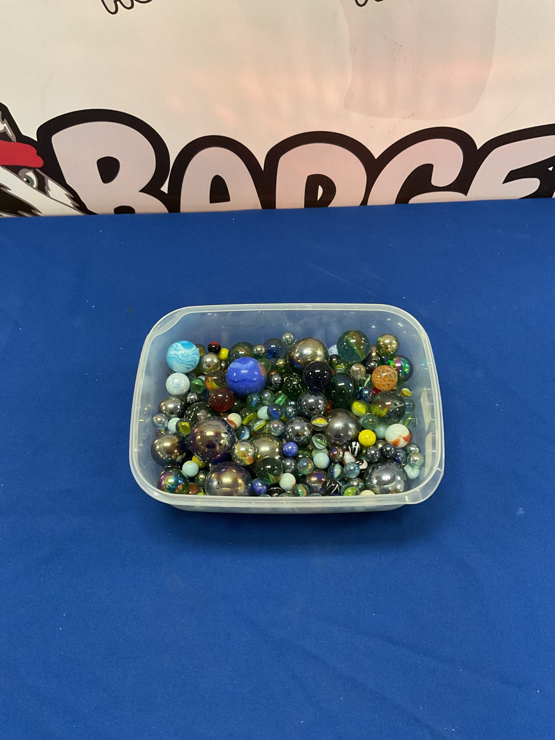 370 Tub of marbles