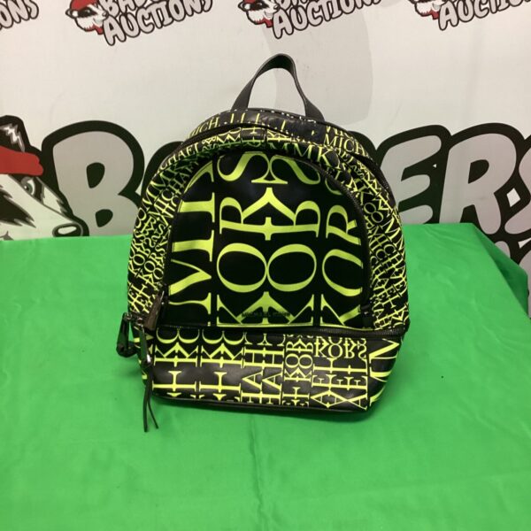 Front view of a stylish Michael Kors rucksack.